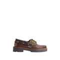 Barbour Darras Boat Shoe Donna in Pelle con Suola Carrarmato