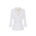 Elisabetta Franchi Blazer Doppiopetto con Baschina Donna