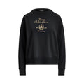 Lauren Ralph Lauren Felpa Donna Easy French Terry in Misto Cotone
