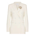 Marella Blazer Doppiopetto in Jersey Punto Milano Stretch Donna