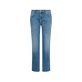 Marella Fcrop Jeans Flare Cropped Donna in Denim Stretch
