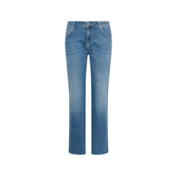 Marella Fcrop Jeans New Flare Donna con Fondo Sfrangiato