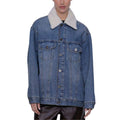 God Save Denim Tulipano Giubbino in Jeans Oversize Donna