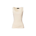 Fabiana Filippi Canotta Donna Jersey Costina con Filo Diamante Top Elegante