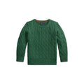 Polo Ralph Lauren Maglione Cable-Knit in Cotone Pettinato Bambino