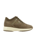 Hogan Interactive H Strass Sneakers Donna in Pelle Scamosciata