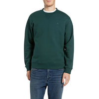 Replay felpa girocollo in brushed fleece misto cotone uomo
