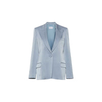 Marella Zimino Blazer Monopetto in Satin di Triacetato Donna