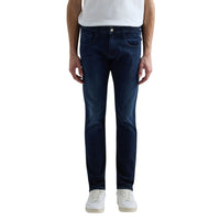 Replay Anbass Jeans Slim Fit Uomo Power Stretch con Ricamo R