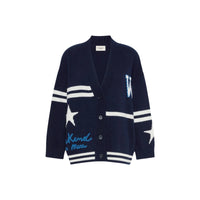 Weekend Max Mara Cardigan Belgio in Pura Lana Jacquard Donna
