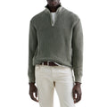 Replay maglia half zip in cotone effetto used uomo