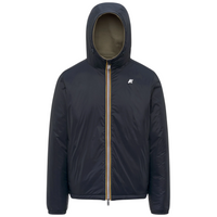 K-Way Jack Spacer Nylon Double Giacca Corta Reversibile Uomo