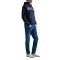 Replay Felpa Cappuccio con Lettering in Misto Cotone Uomo