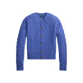 Polo Ralph Lauren Cardigan a Trecce in Lana e Cashmere Donna