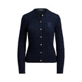 Lauren Ralph Lauren Cardigan Donna a Trecce in Misto Cotone