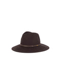 Barbour Tack Fedora Cappello in Lana con Fascia in Pelle