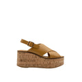 Paloma Barceló Nus Sandalo Donna in Pelle con Plateau in Sughero Naturale