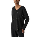 Joseph Ribkoff maglia asimmetrica con borchie donna