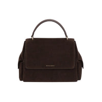 Orciani Sveva Peach Cargo Midi borsa in suede a spalla donna
