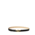 Elisabetta Franchi Cintura Donna in Pelle Fibbia Logo Geometrica