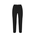 Elisabetta Franchi Pantaloni Slim Crêpe con Morsetto Donna