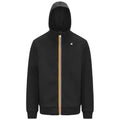 K-Way Rainer Spacer Felpa Uomo in Scuba con Cappuccio