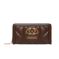Love Moschino Portafoglio Piccolo Donna con Zip e Logo in Metallo