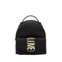 Love Moschino Zaino Donna in Ecopelle con Logo Lettering