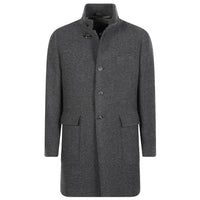 Fay Duty Coat cappotto in resca misto lana con gancio uomo