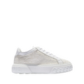 Casadei Off-Road Hanoi Sneaker Donna Pelle Intrecciata Bianca