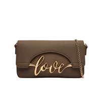 Love Moschino Tracollina Donna con Patta e Catena Logo Love