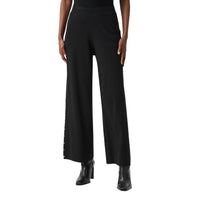 Joseph Ribkoff pantaloni wide leg in maglia con borchie donna