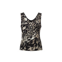 Joseph Ribkoff top animalier in silky knit stretch donna