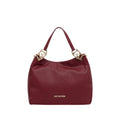 Love Moschino Borsa a Mano Grande Donna Vino in Poliuretano Martellato