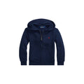 Polo Ralph Lauren Felpa Zip Cappuccio Misto Cotone Bambino