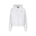 Polo Ralph Lauren Felpa Full Zip in Fleece Misto Cotone Donna