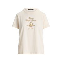 Lauren Ralph Lauren T-Shirt da Donna in Jersey di Cotone