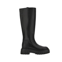 Hogan H700 stivale donna in pelle con fondo in gomma