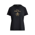 Lauren Ralph Lauren T-shirt Donna in Jersey di Cotone con Logo