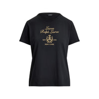 Lauren Ralph Lauren T-shirt Donna in Jersey di Cotone con Logo