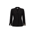 Joseph Ribkoff Blazer Silky Knit con Polsini Animalier Donna