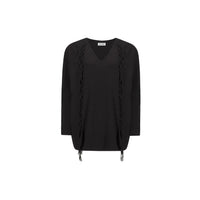 Joseph Ribkoff maglia con frange e scollo a V donna