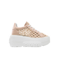 Casadei Nexus Versilia Flore Sneaker Donna Zeppa Paglia Vienna