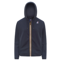 K-Way Prosper Brushed PC Felpa con Cappuccio e Zip Intera Unisex