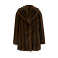 Max Mara Studio Mstneo Cappotto Donna Effetto Pelliccia