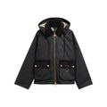 Barbour Carville Giacca Waxed Donna in Cotone Sylkoil con Cappuccio
