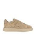 Hogan H-Stripes Sneakers Uomo in Camoscio con H Traforata