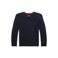 Polo Ralph Lauren Maglione a Trecce in Cotone Pettinato Bambino