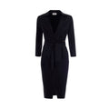 Elisabetta Franchi Abito Corto Donna Georgette Slim Catenina Dorata in Vita