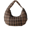 Borbonese La Nido Hobo Bag Medium Donna Nylon Op Riciclato Intrecciato